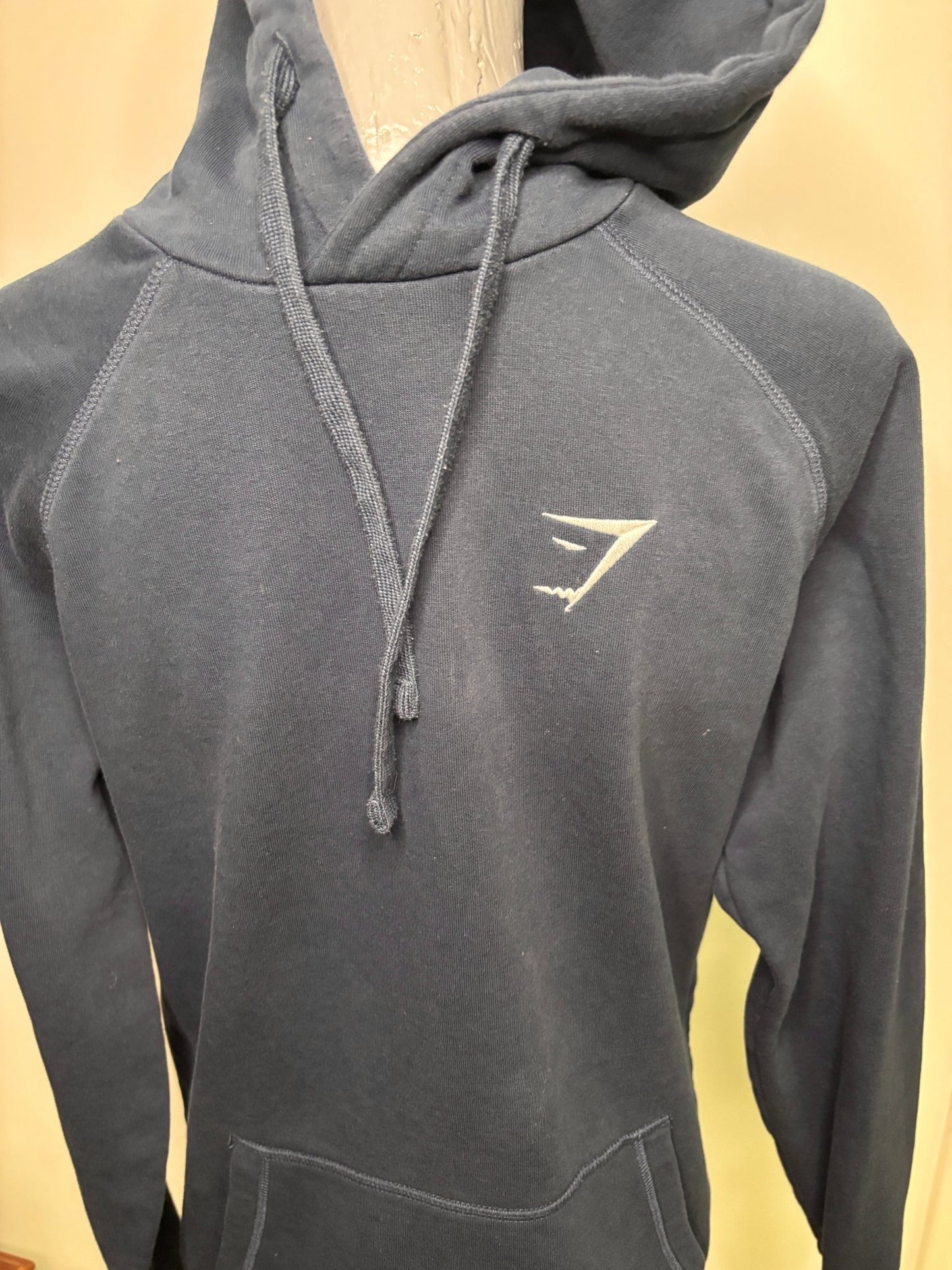 Gymshark Navy Blue Logo Hoodie