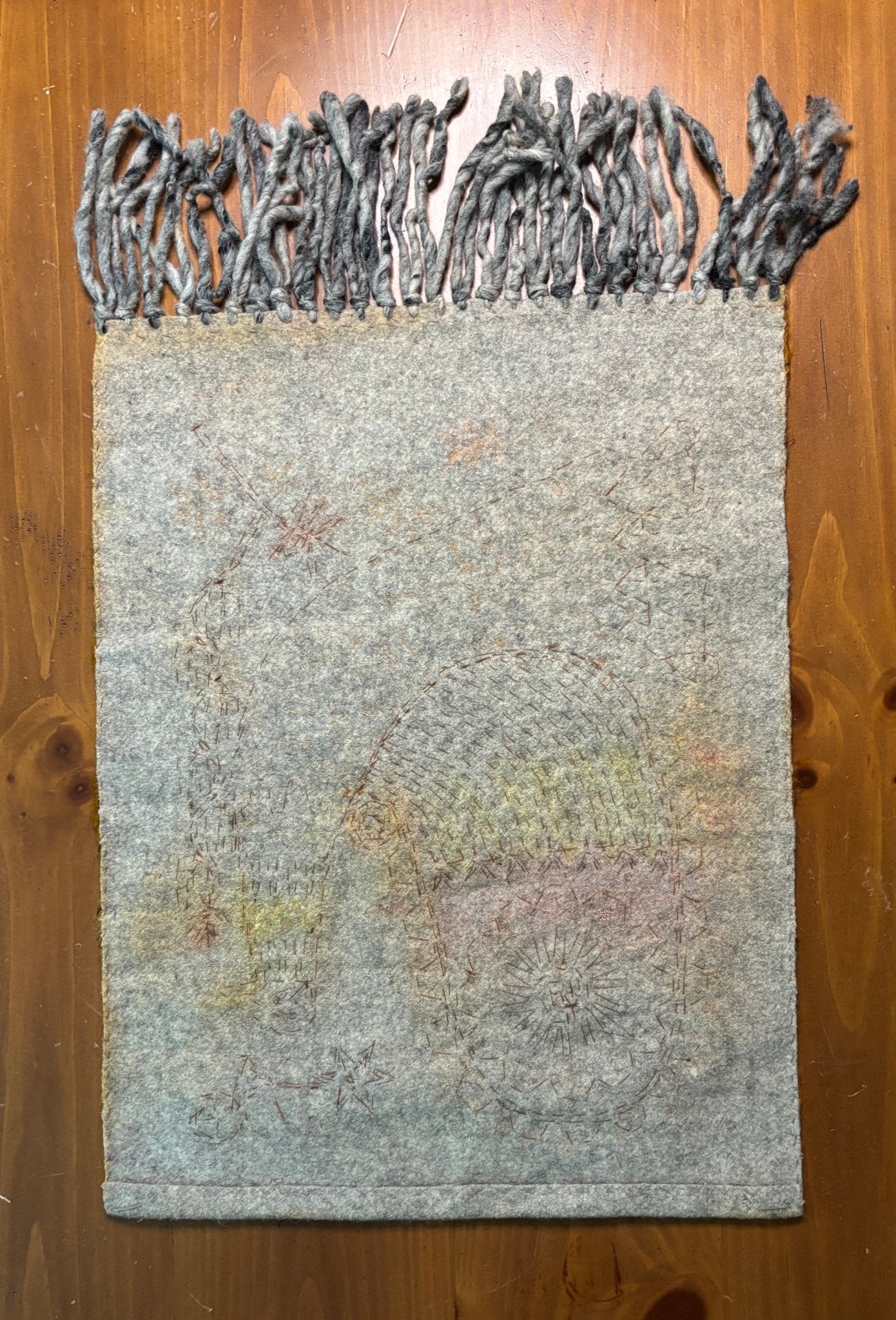 Hand Woven Peacock Theme Wool Tapestry