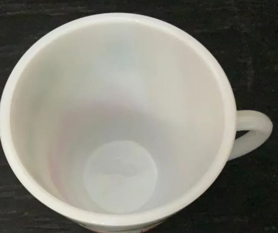Tom and Jerry Milk Glass