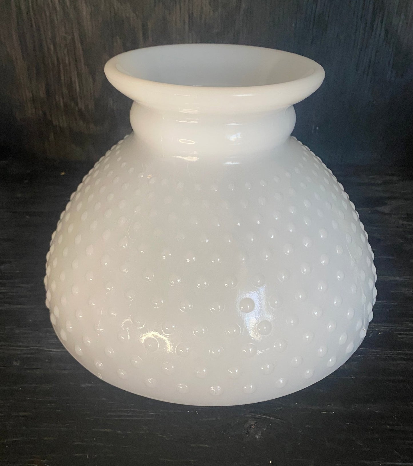 Hurricane Milk Glass