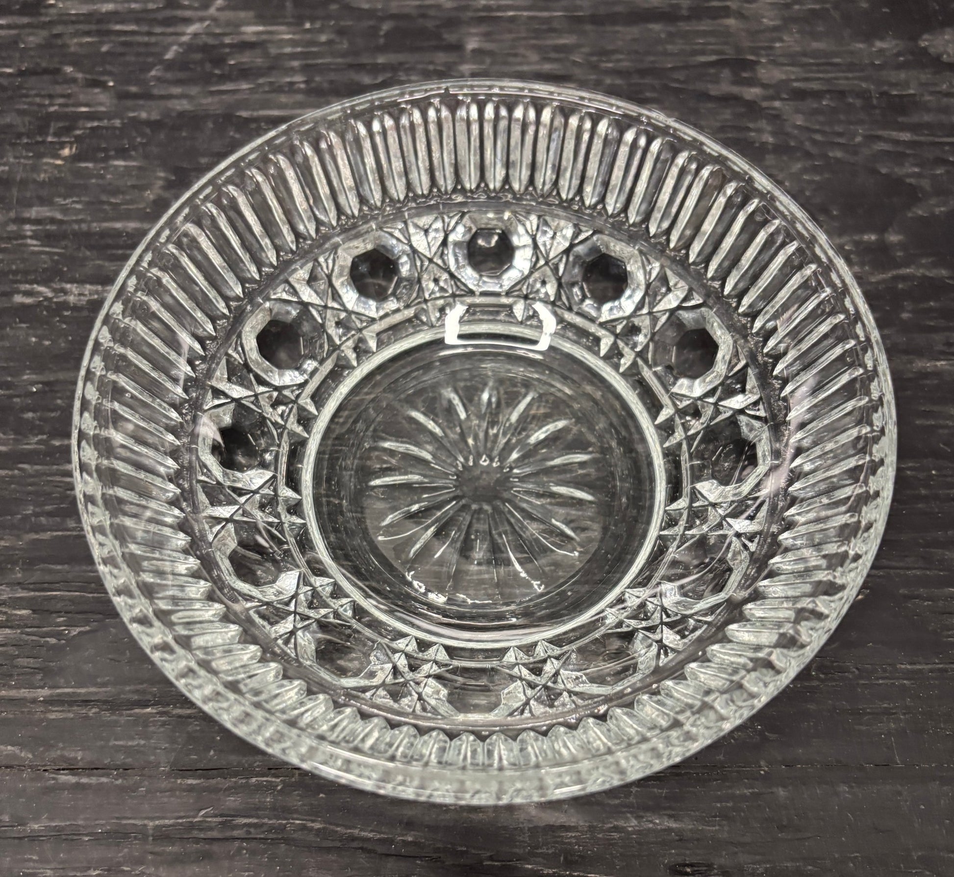 Indiana Glass Windsor Royal Brighton Pattern Dessert Fruit Bowl