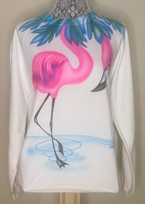 Jam Jams Canada Vintage Pink Flamingo Women’s Sweatshirt