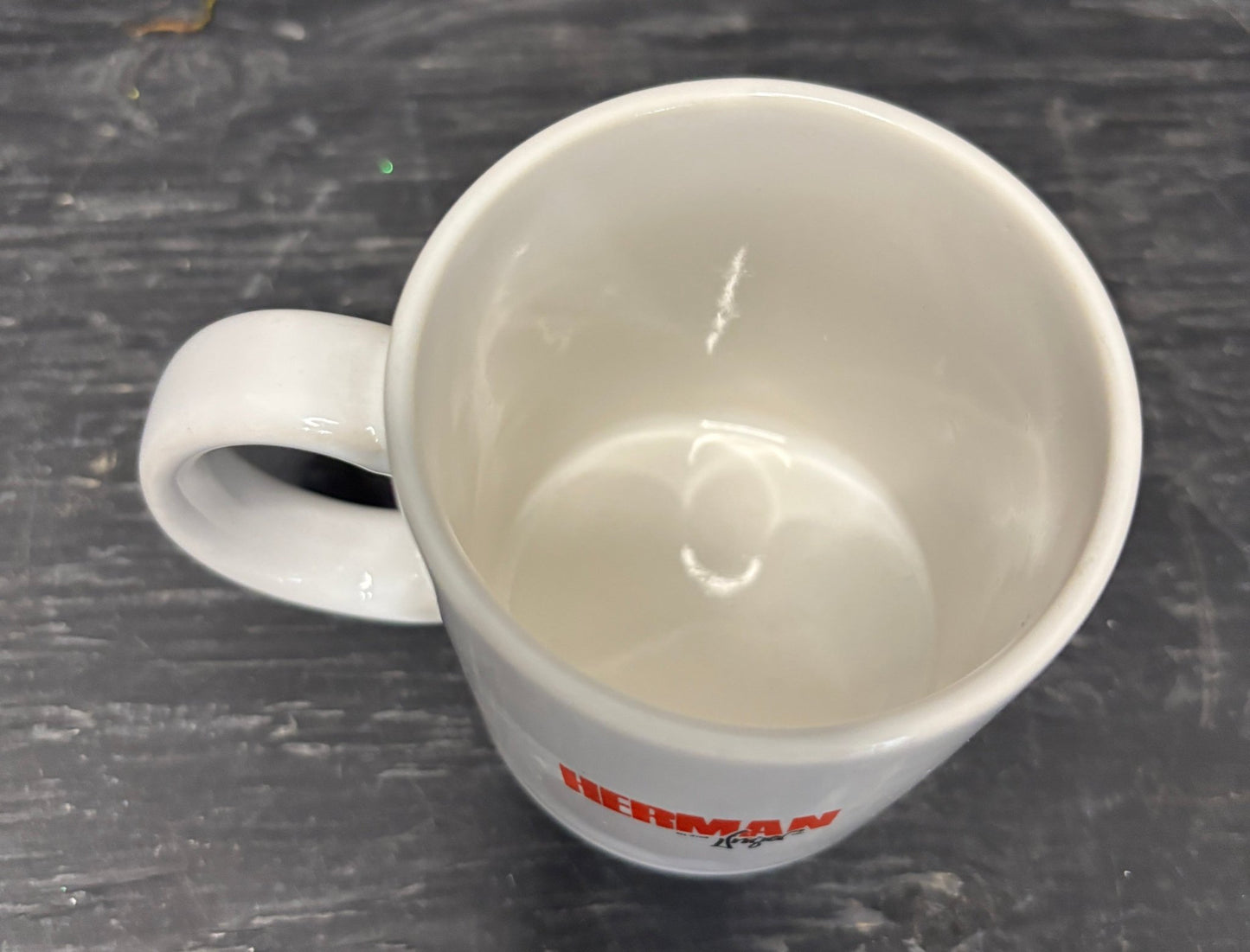 Jim Unger Herman Wrong List for a Bank Mug