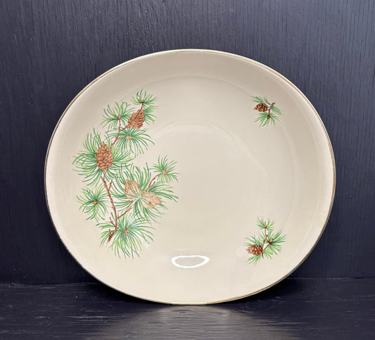 Johnson Brothers Pine Cone Oval Serving Bowl