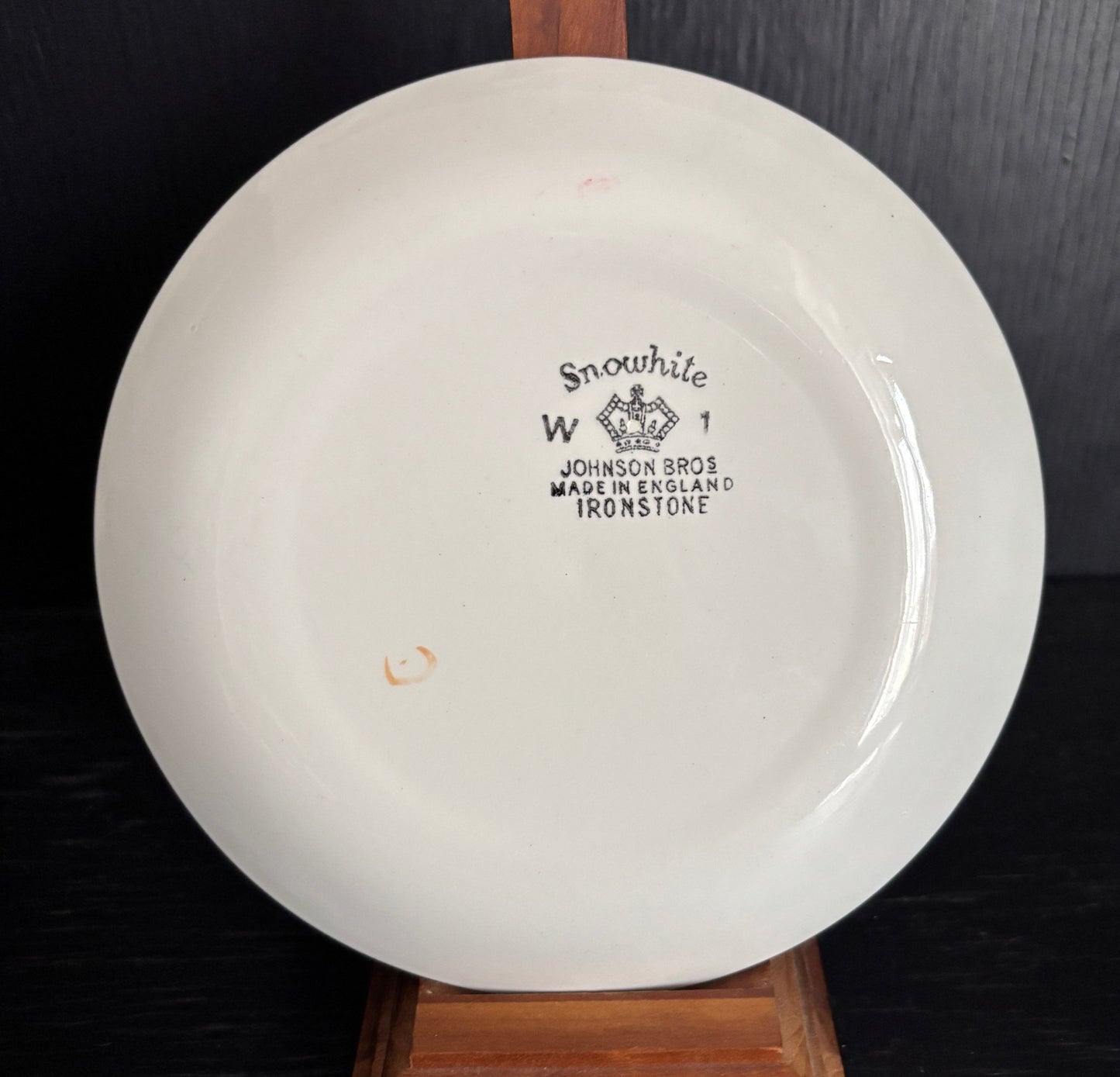 Johnson Brothers Snowhite Plate