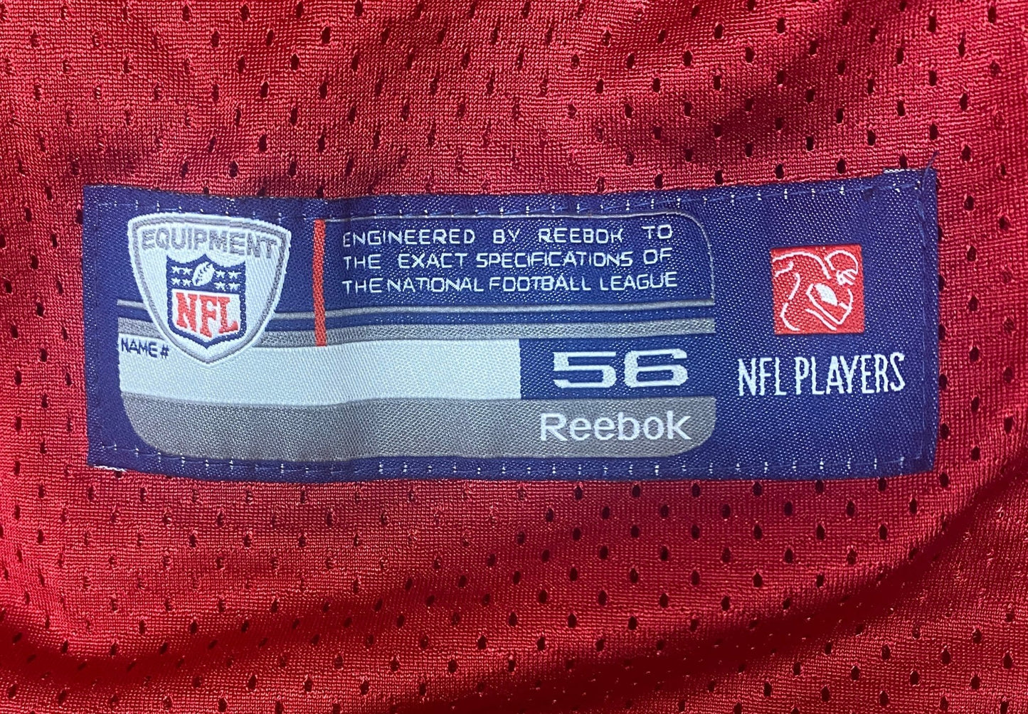 Josh Freeman Tampa Bay Buccaneers Jersey Size 56 XXXL