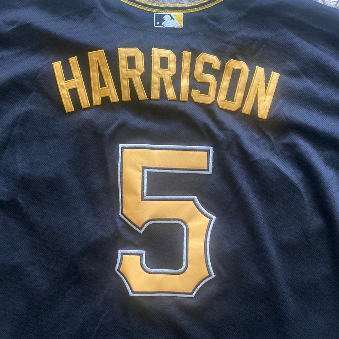 Josh Harrison Pittsburgh Pirates Full Button Majestic Jersey