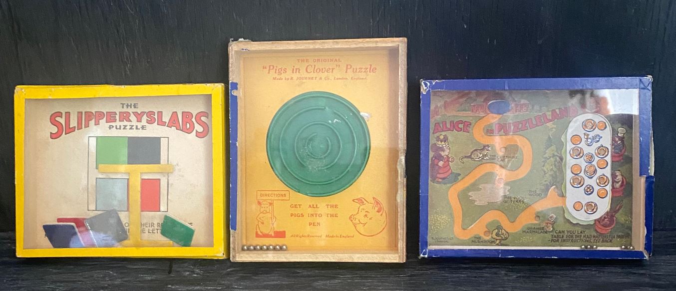 Journet and Company Vintage Handheld Puzzle Games