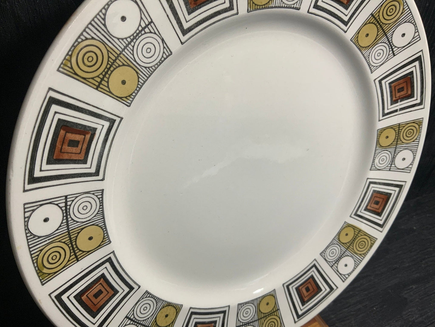 Kathie Winkle Broadhurst Ironstone Rushstone Salad Plates