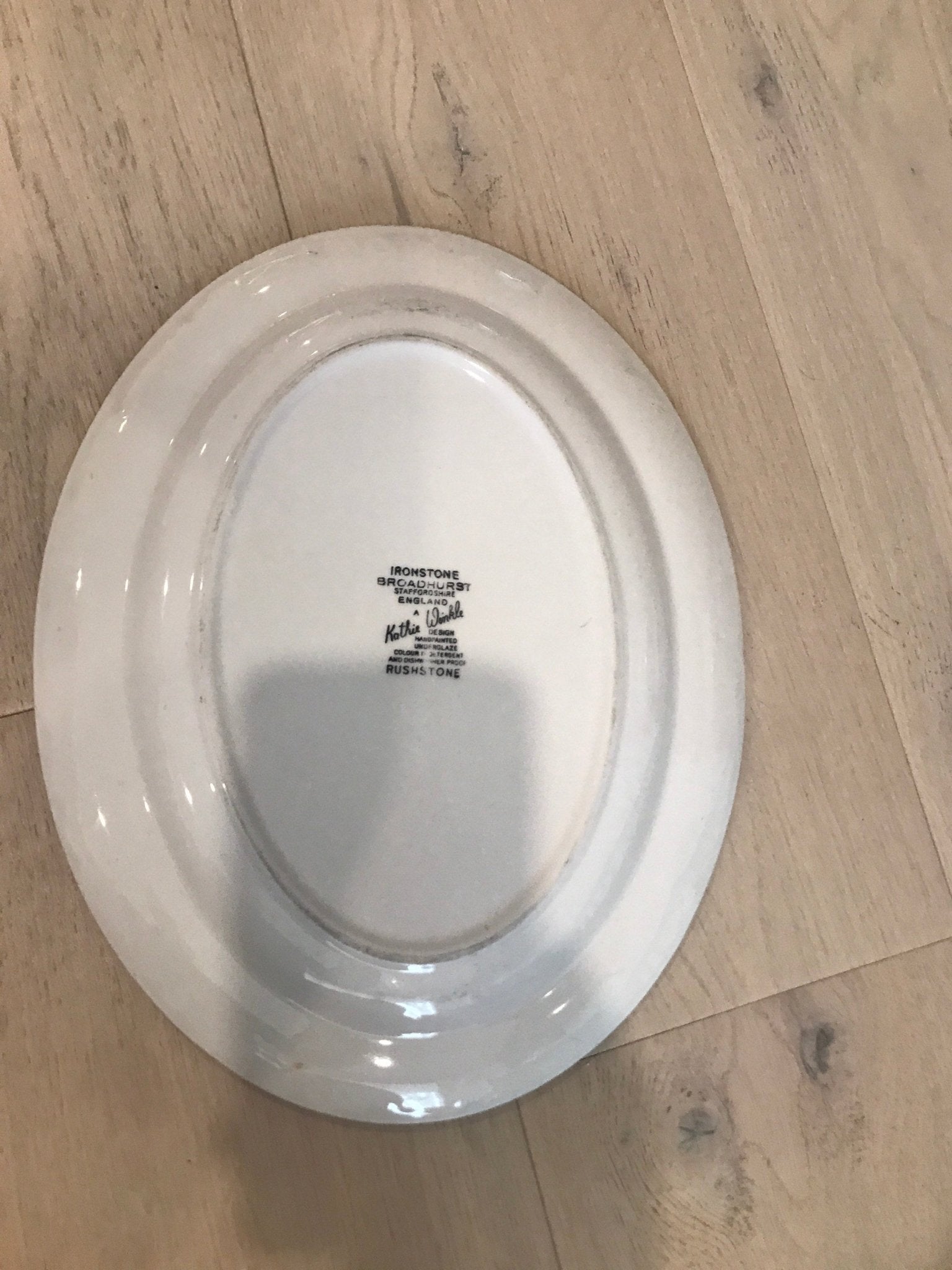 Kathie Winkle Broadhurst Rushstone Serving Platter