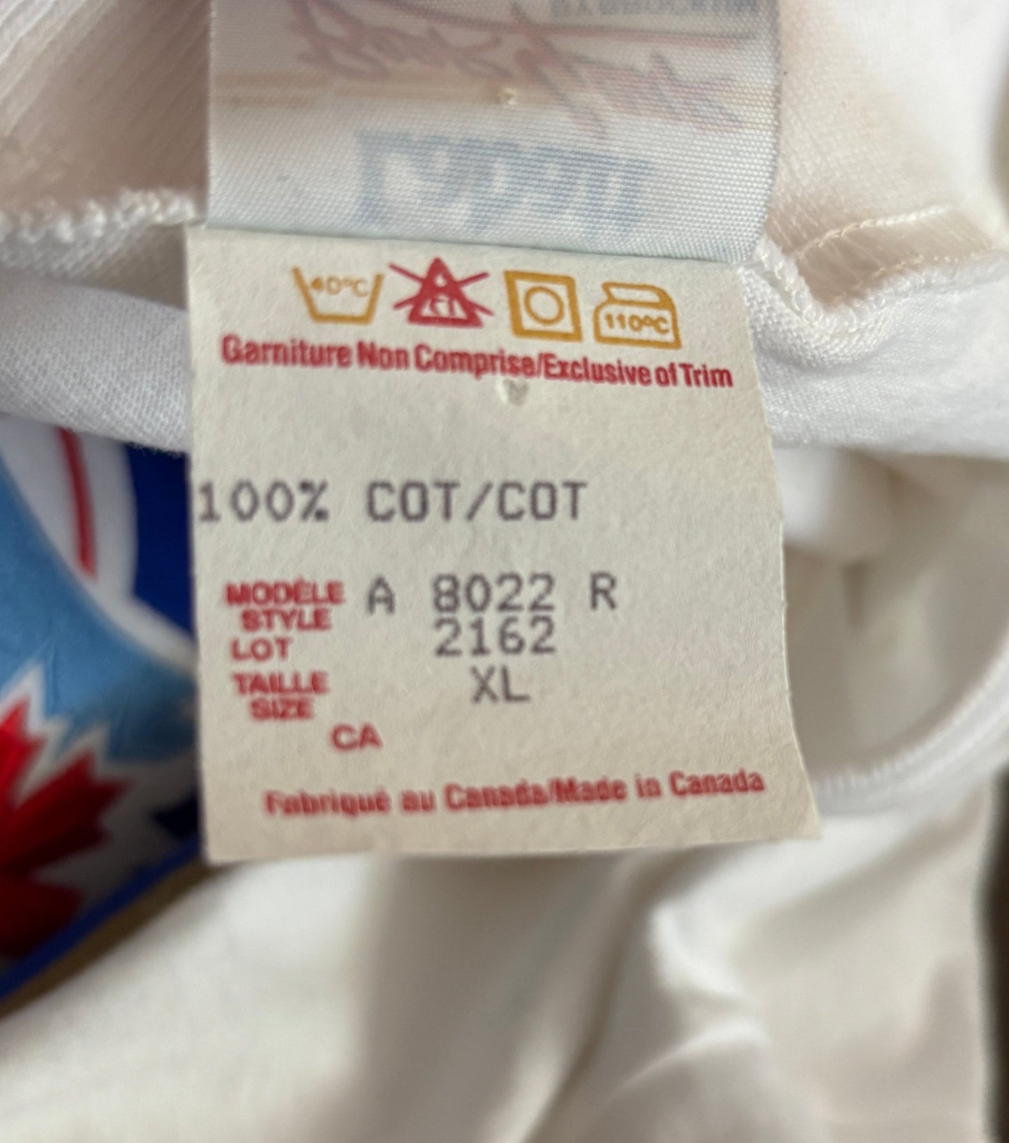 Labatt Toronto Blue Jays 1992 World Series 3/4 Shirt XL