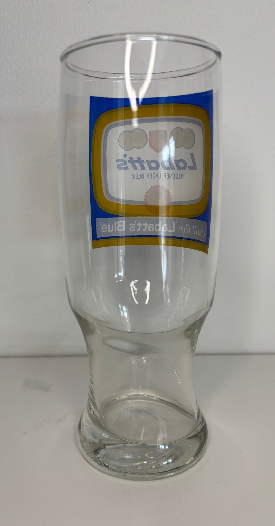 Labatts Blue Beer Glass