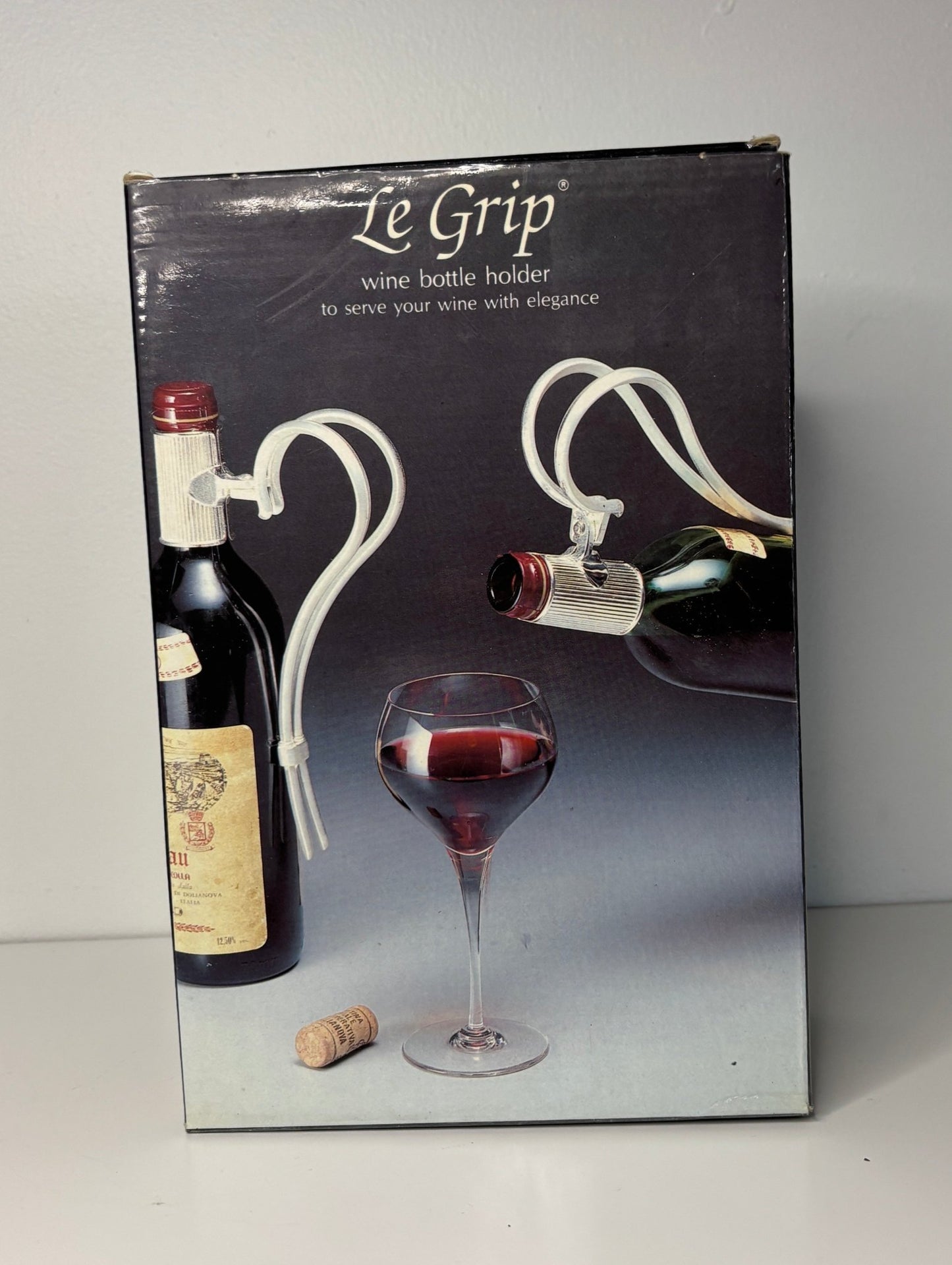 Le Grip Brass Wine Bottle Holder