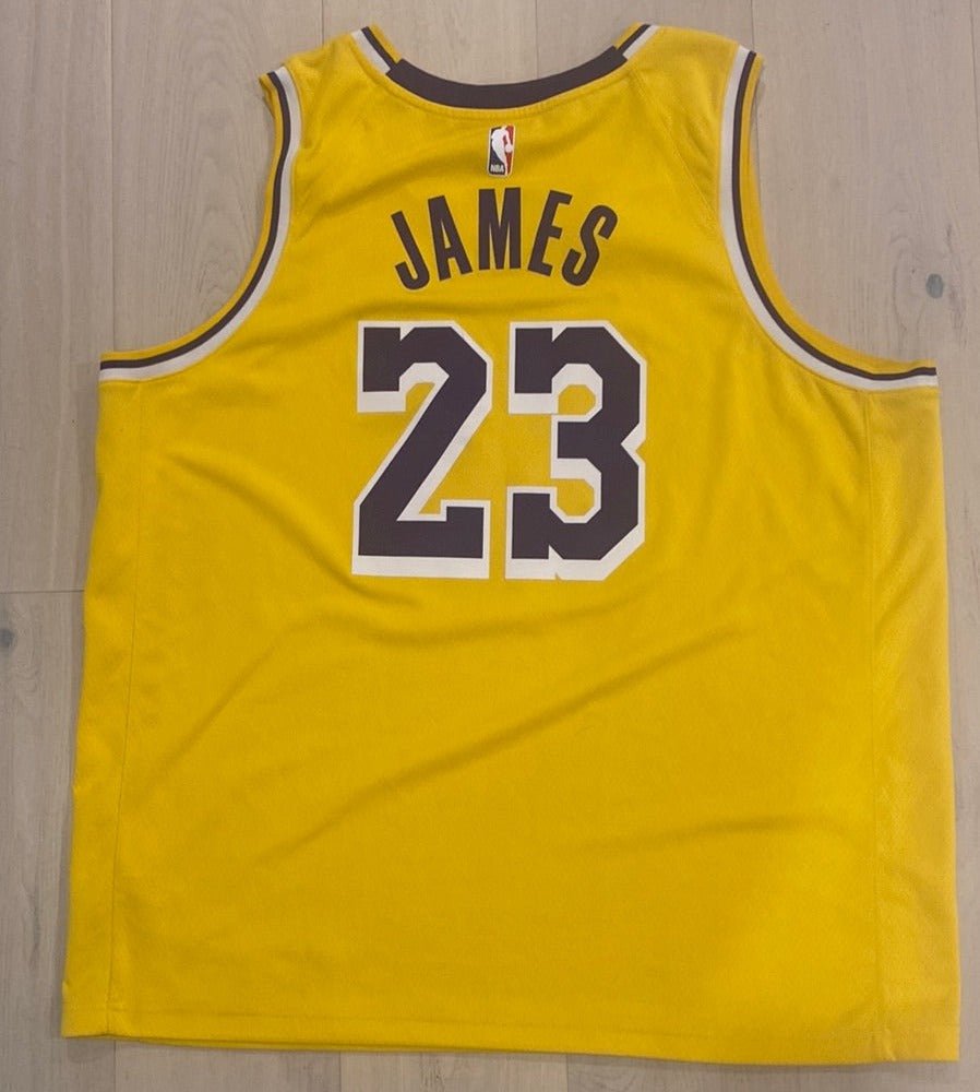 Lebron James Los Angeles Lakers Nike Swingman Dri Fit Jersey XXL