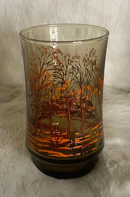 Libbey Forest Amber Drink Glasses