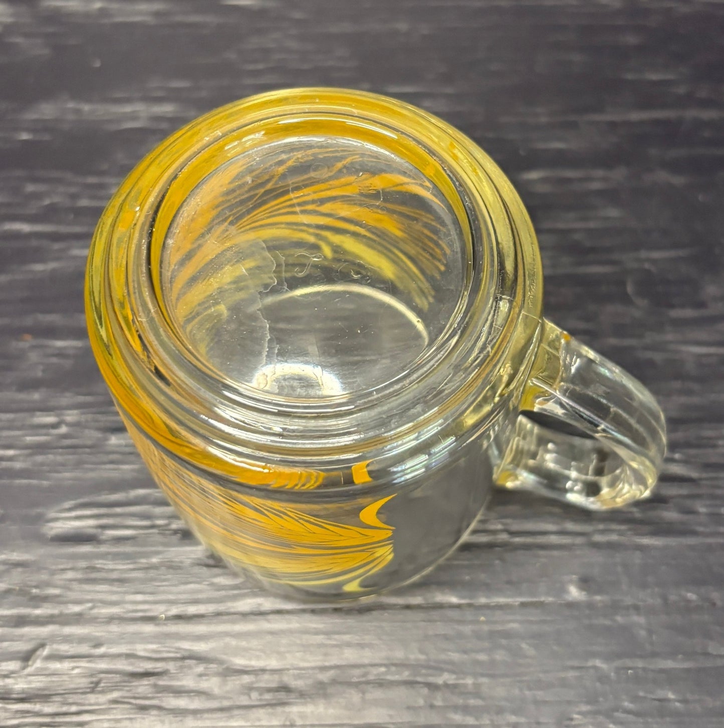 Libbey Golden Wheat Glass Coffee Mug