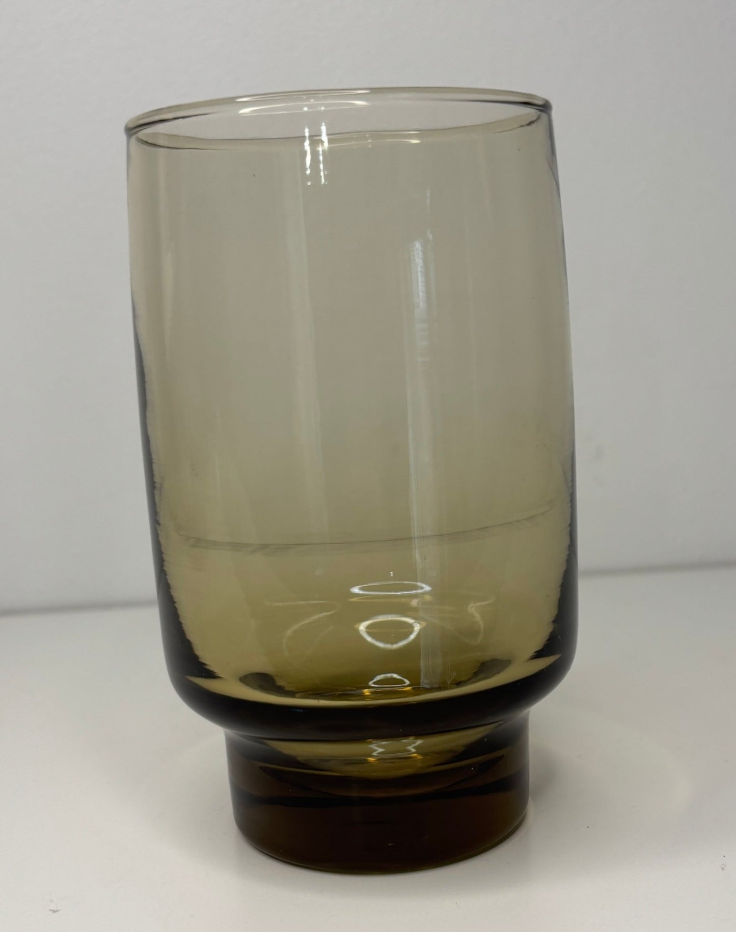 Libbey Tawny Smoke Finish Tumbler Drink Glasses