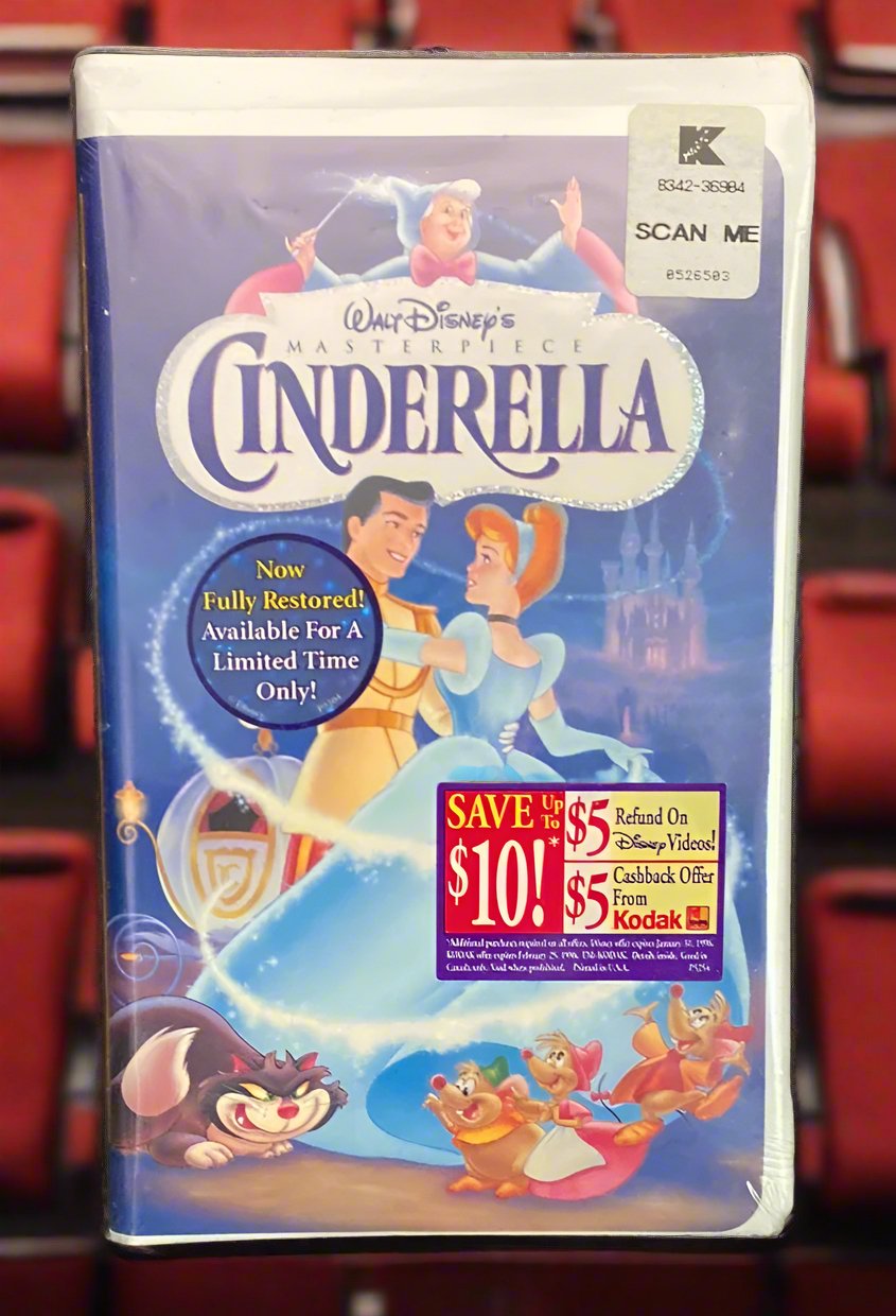 Limited Edition Cinderella VHS Movie New Factory Sealed