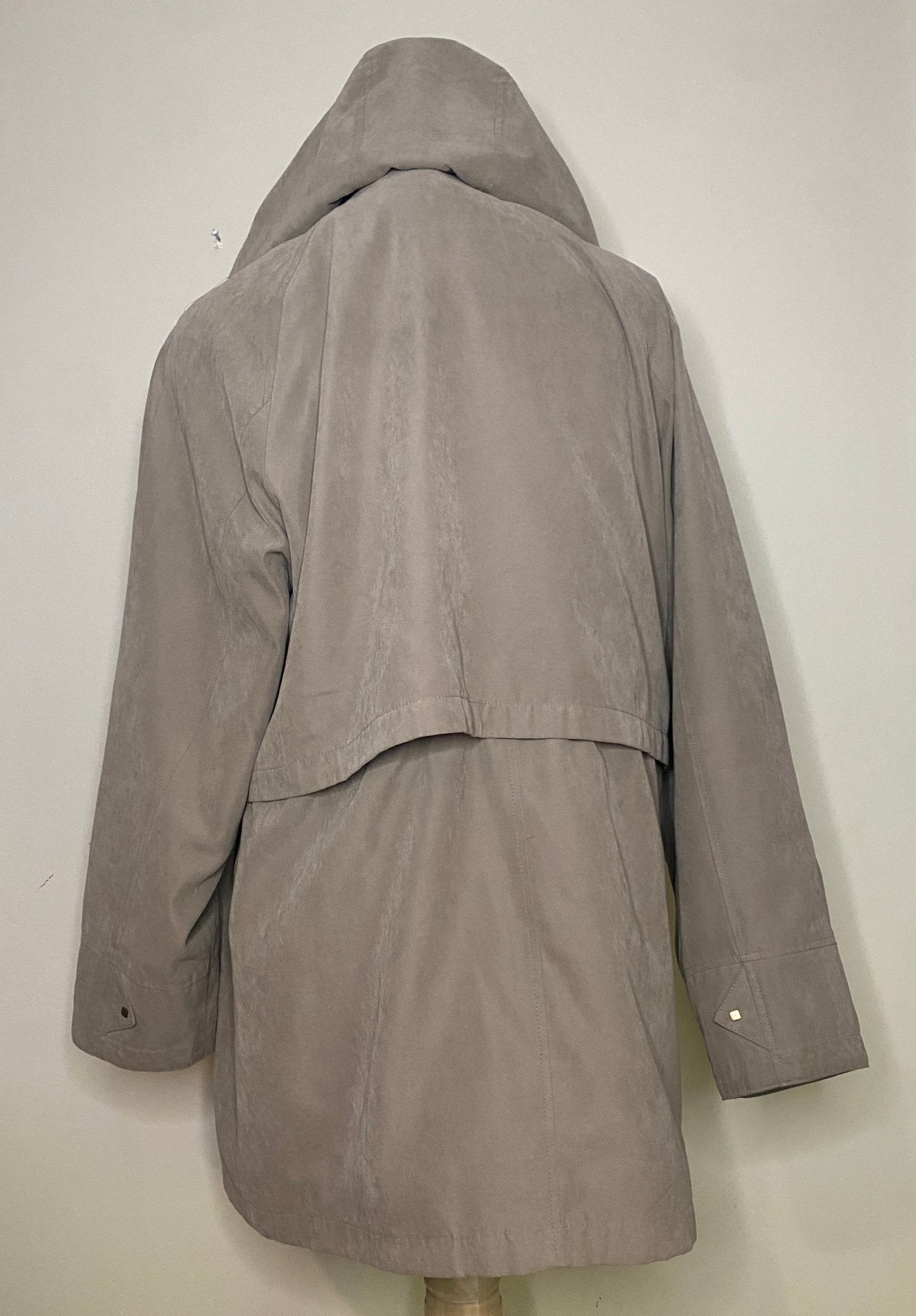 Liz Claiborne Soft Shell Lined Hooded Tan Women’s Coat