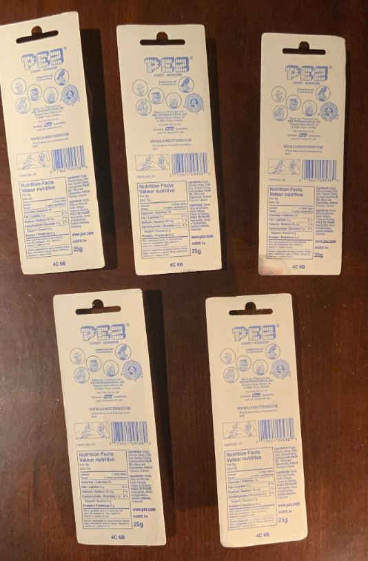 Looney Tunes Back in Action Pez Dispensers New on Cards