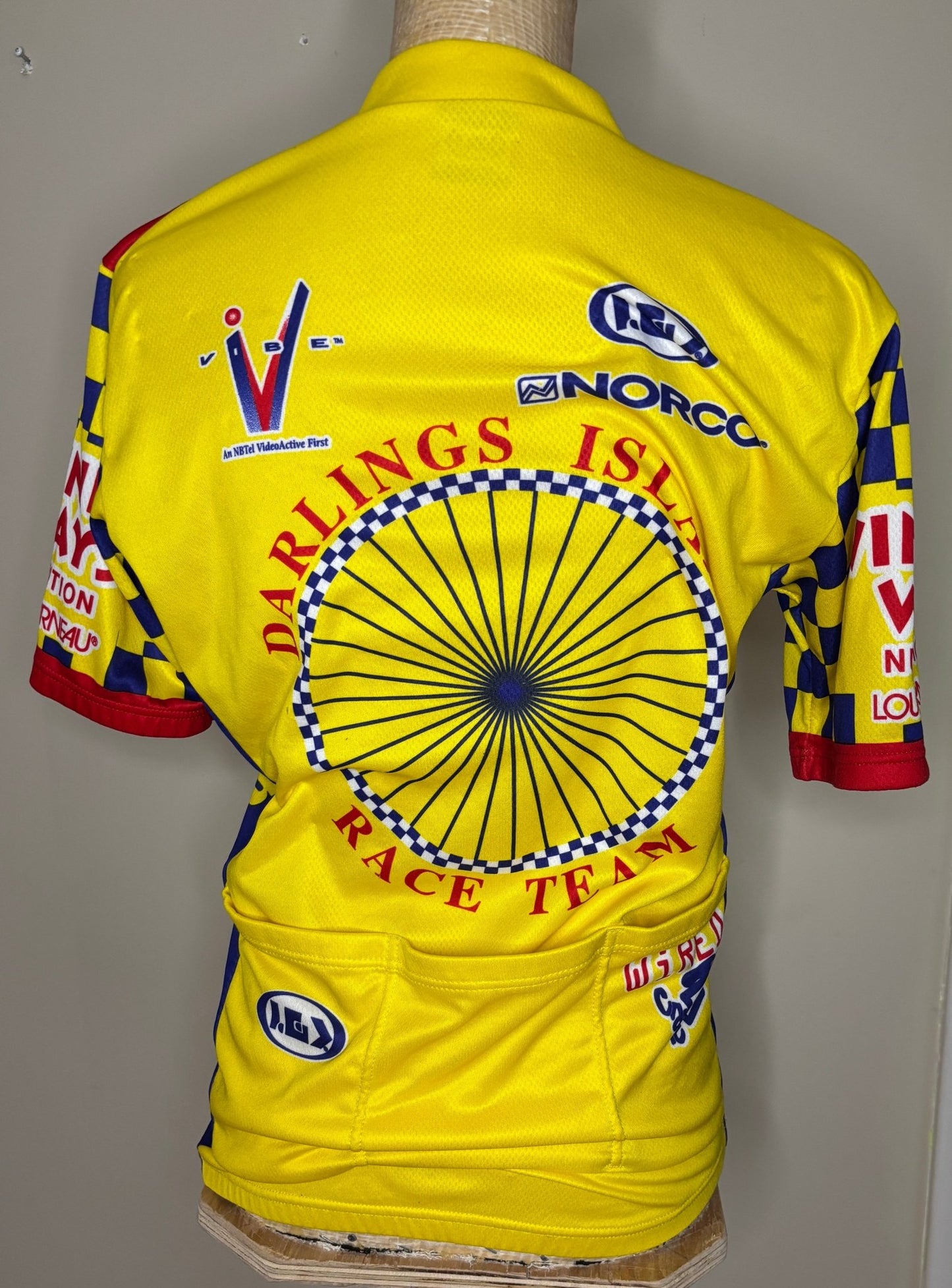 Louis Garneau Darlings Island Full Zip Cycling Race Jersey