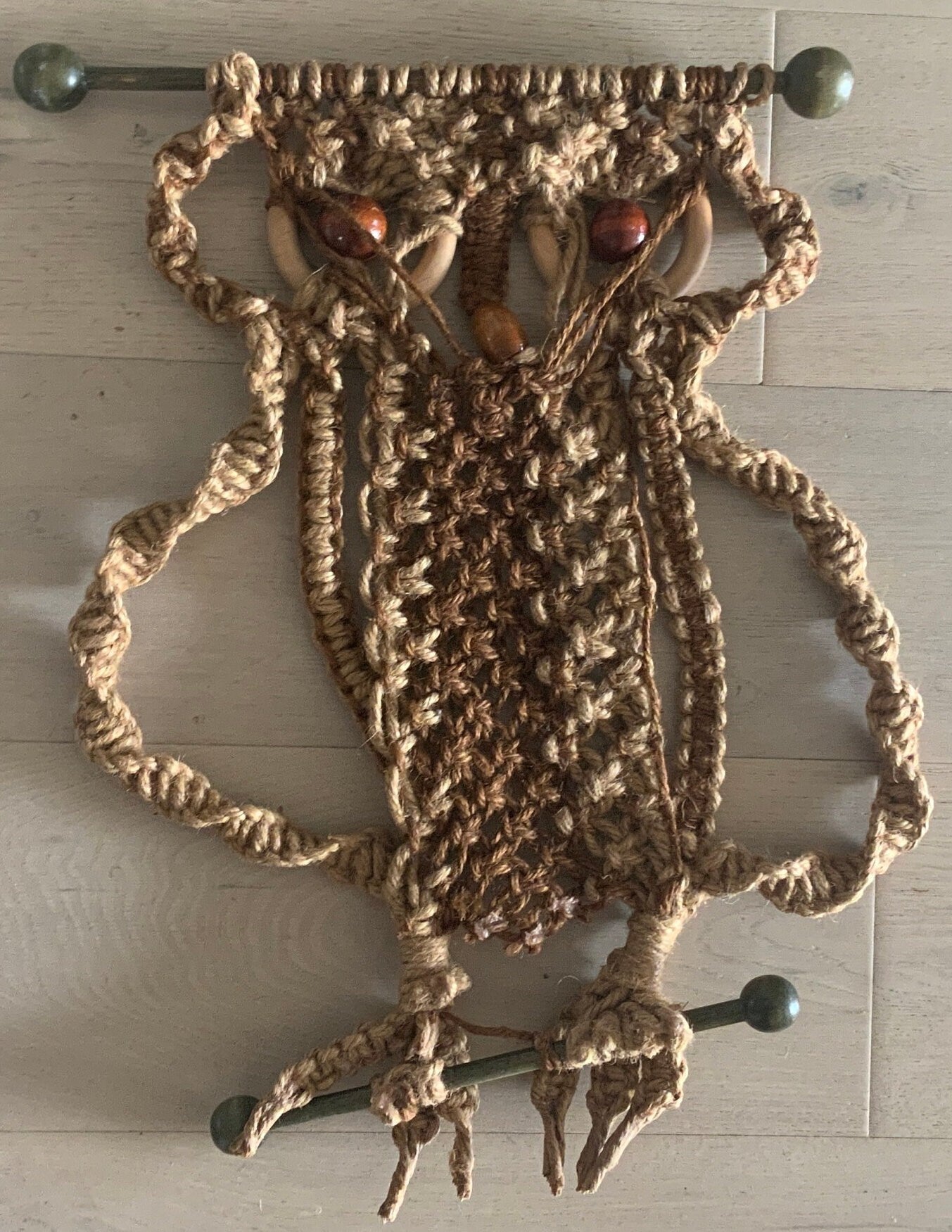 Macramé Owl Wall Hanger