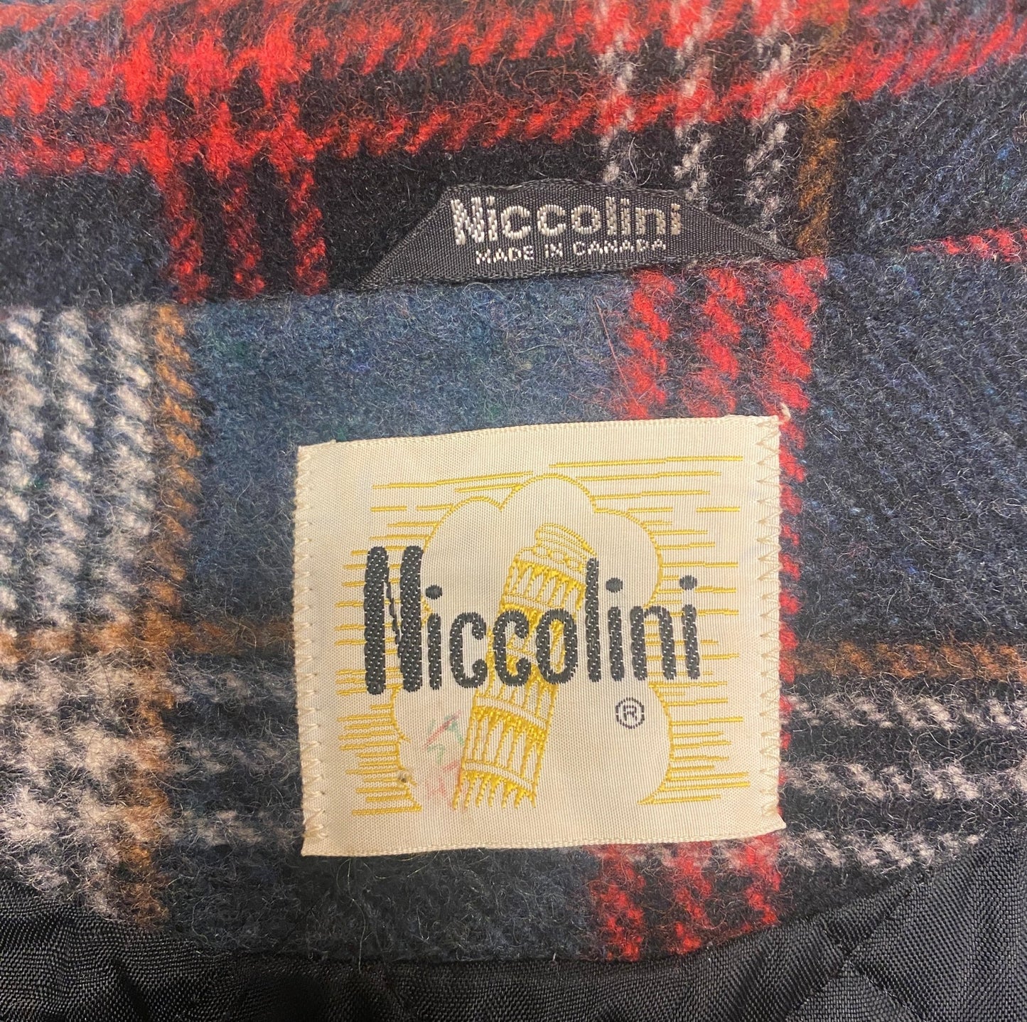 Made in Canada Niccolini Vintage Women’s Wool Cape Coat Size 11/12