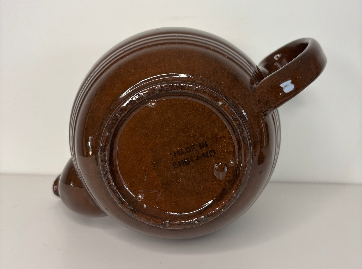 Made in England Brown and Beige Tea Pot