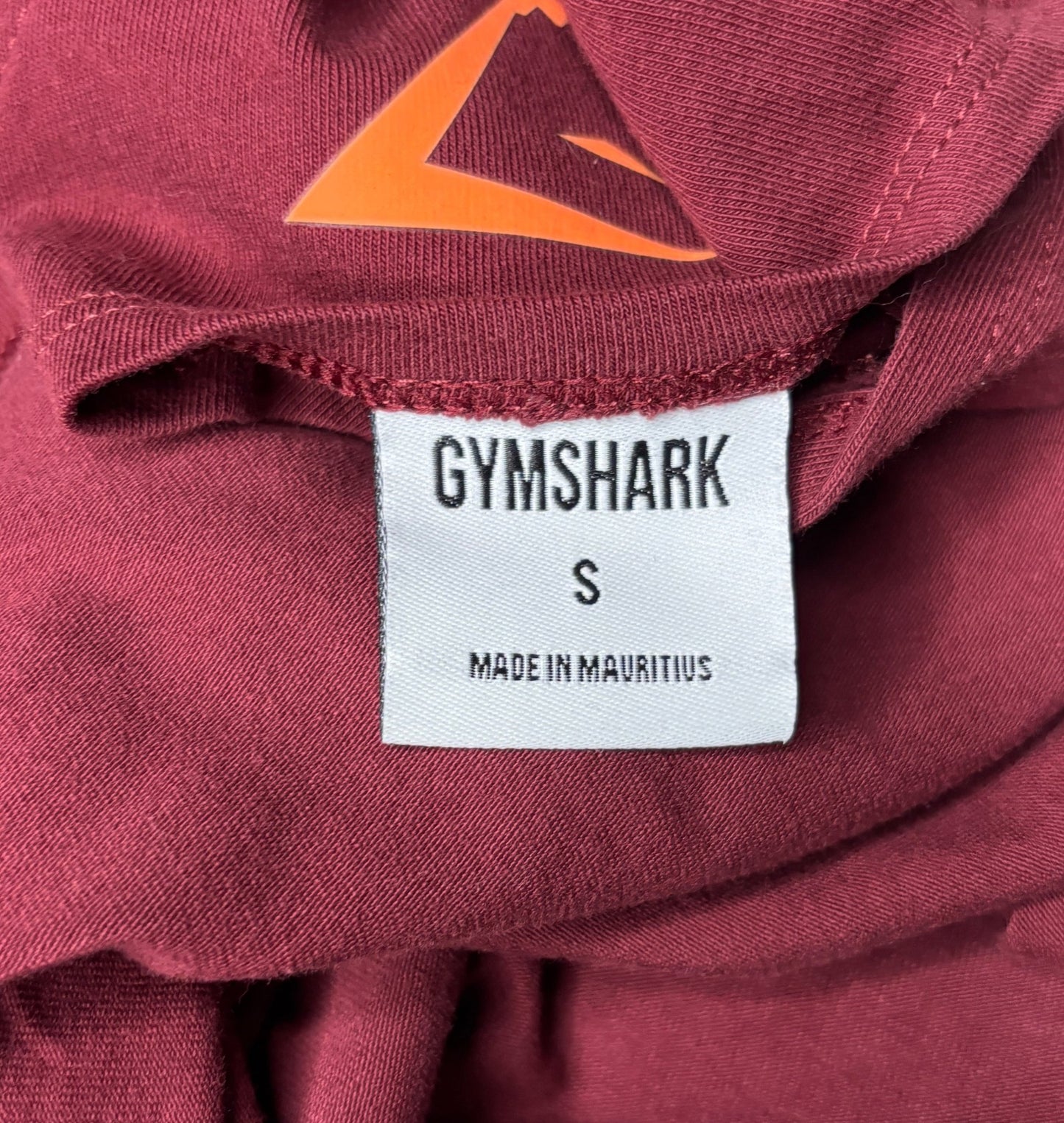 Maroon Gymshark Tank Top Muscle Shirt Adult Small