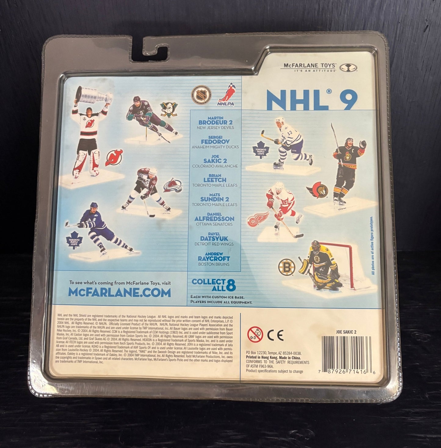 Joe Sakic figurine