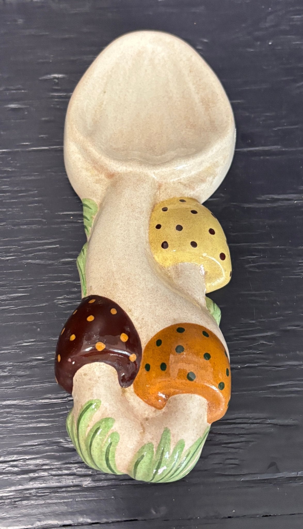 Mid Century Modern Mushroom Spoon Rest