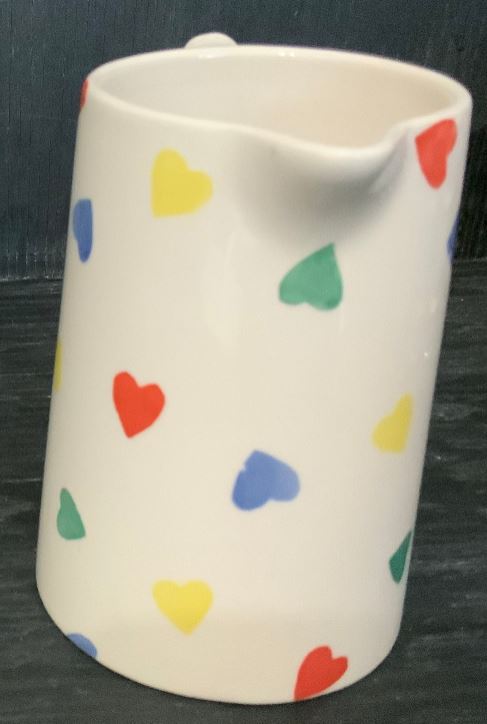 Moorland Chelsea Works Burslem Heart Creamer