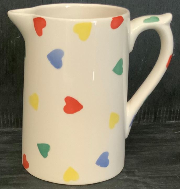 Moorland Chelsea Works Burslem Heart Creamer