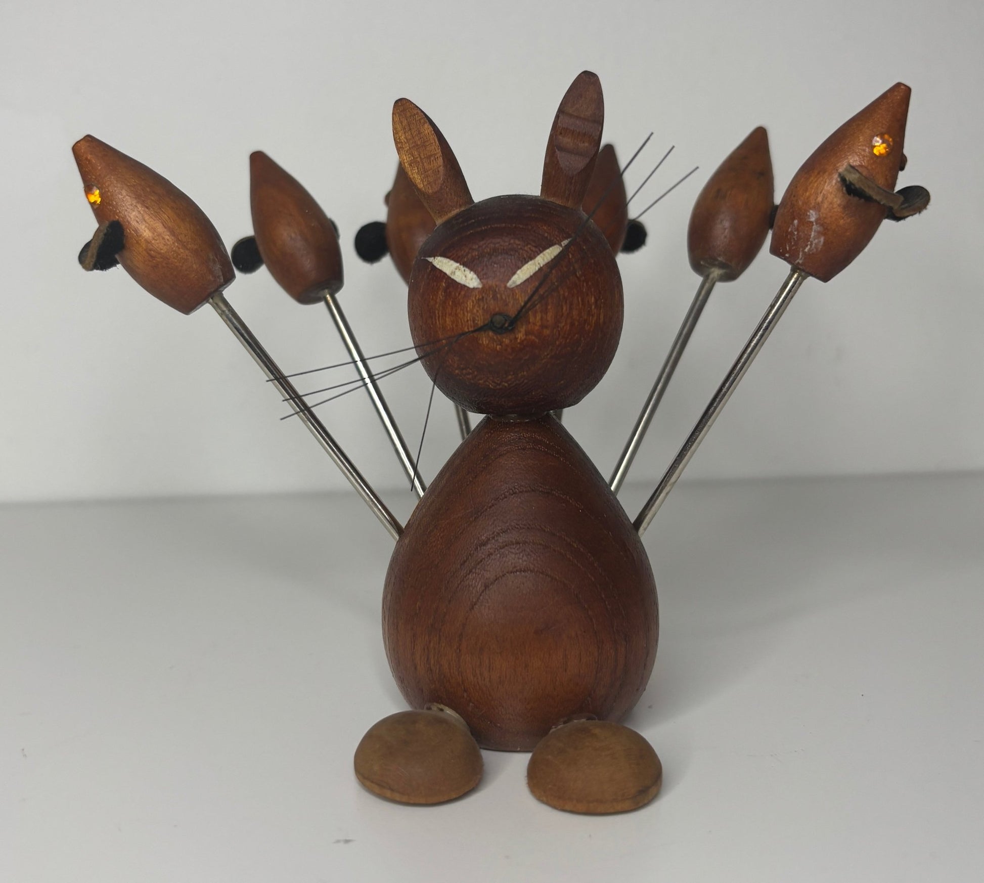 Mouse Theme Hors D'oeuvres Forks and Holder