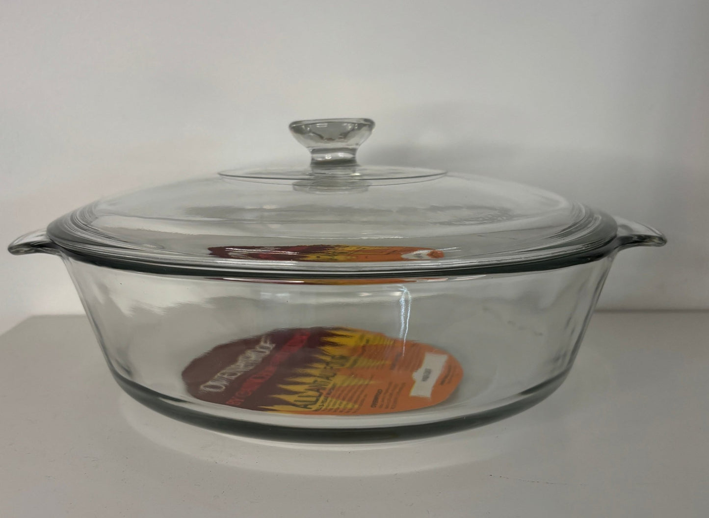 New Vintage Anchor Hocking 9 Inch Glass Casserole Dish