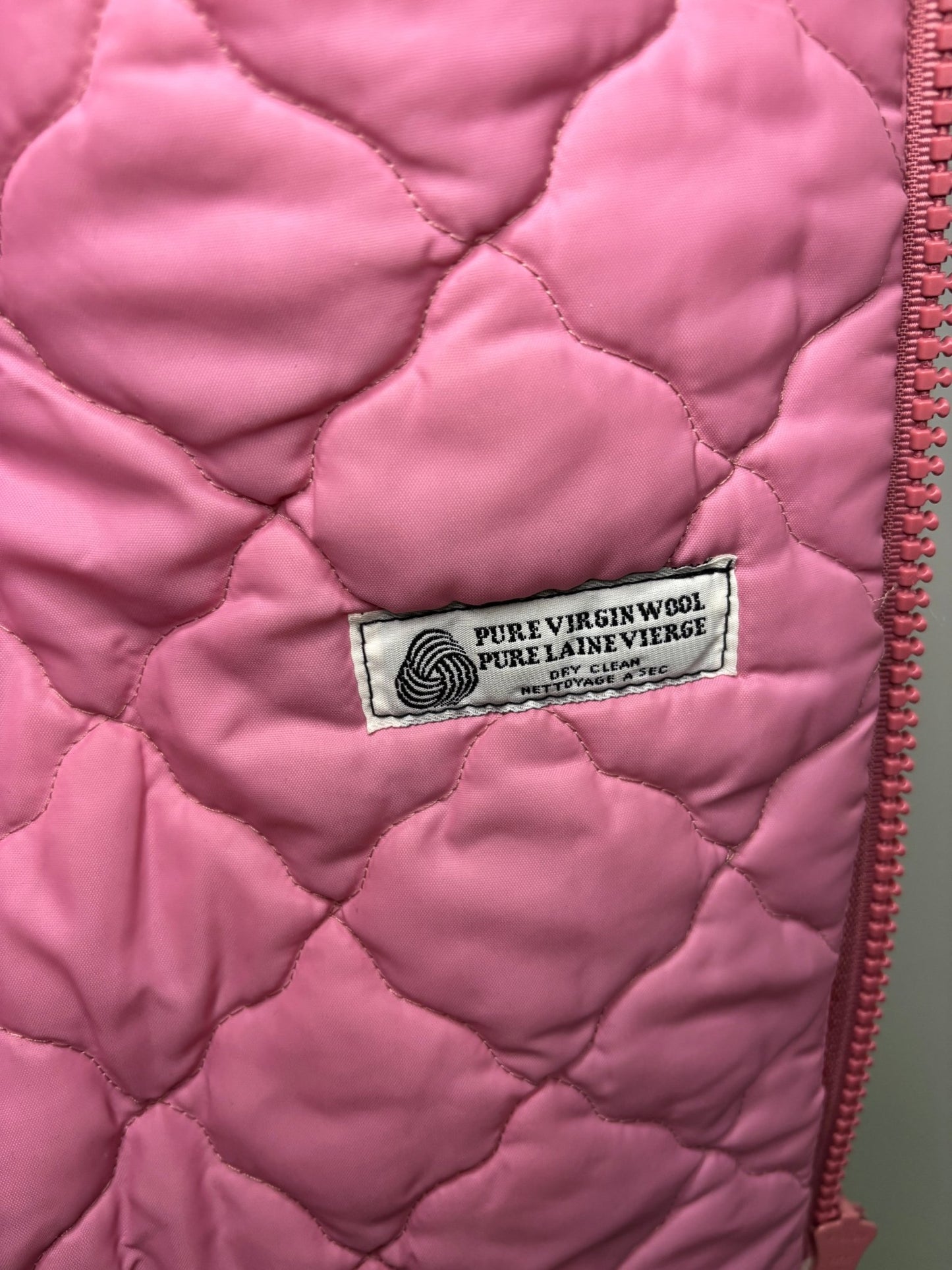 Northern Sun Indigenous Inspired Girls Pink Wool Coat