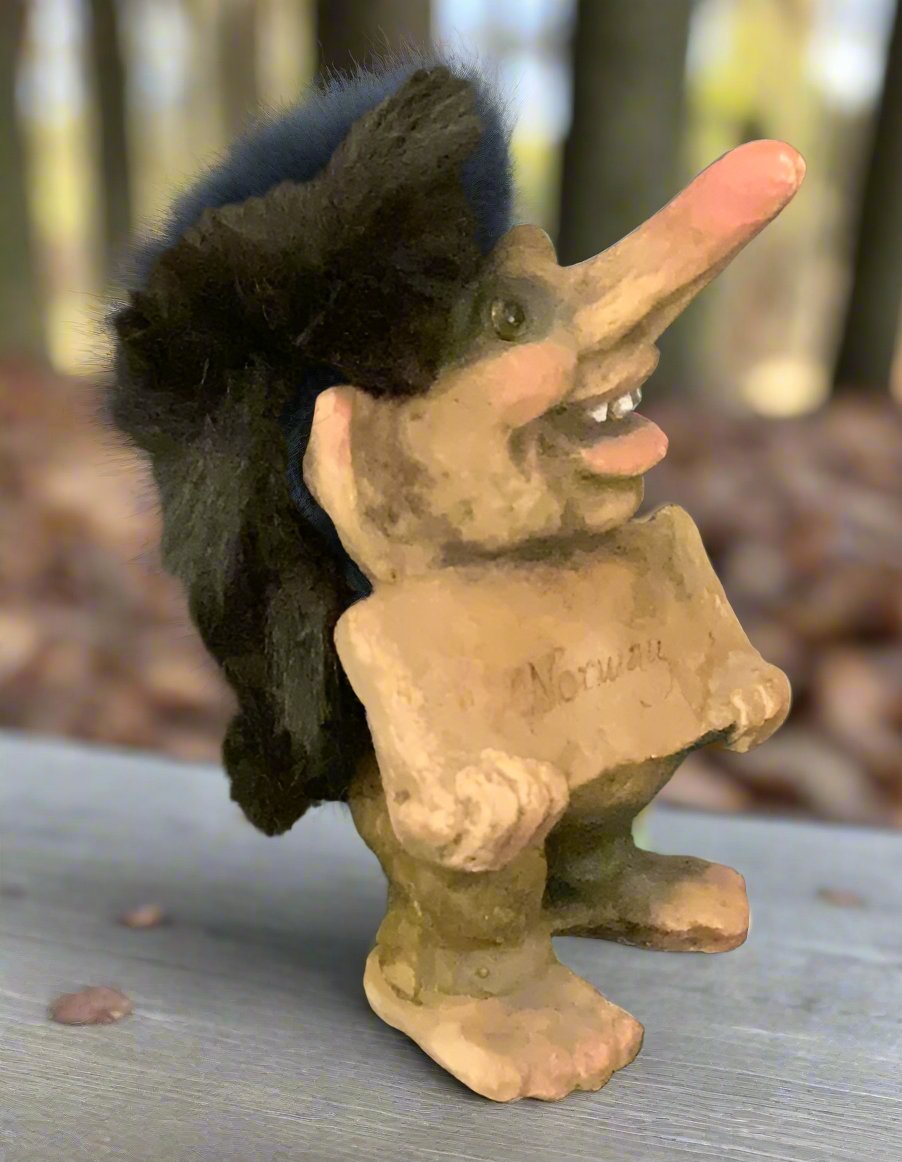 NyForm Troll with Norway Sign Figurine