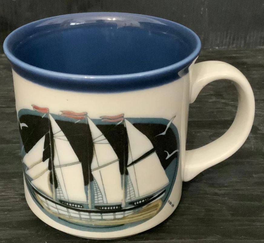 mug with a Sailboat picture design