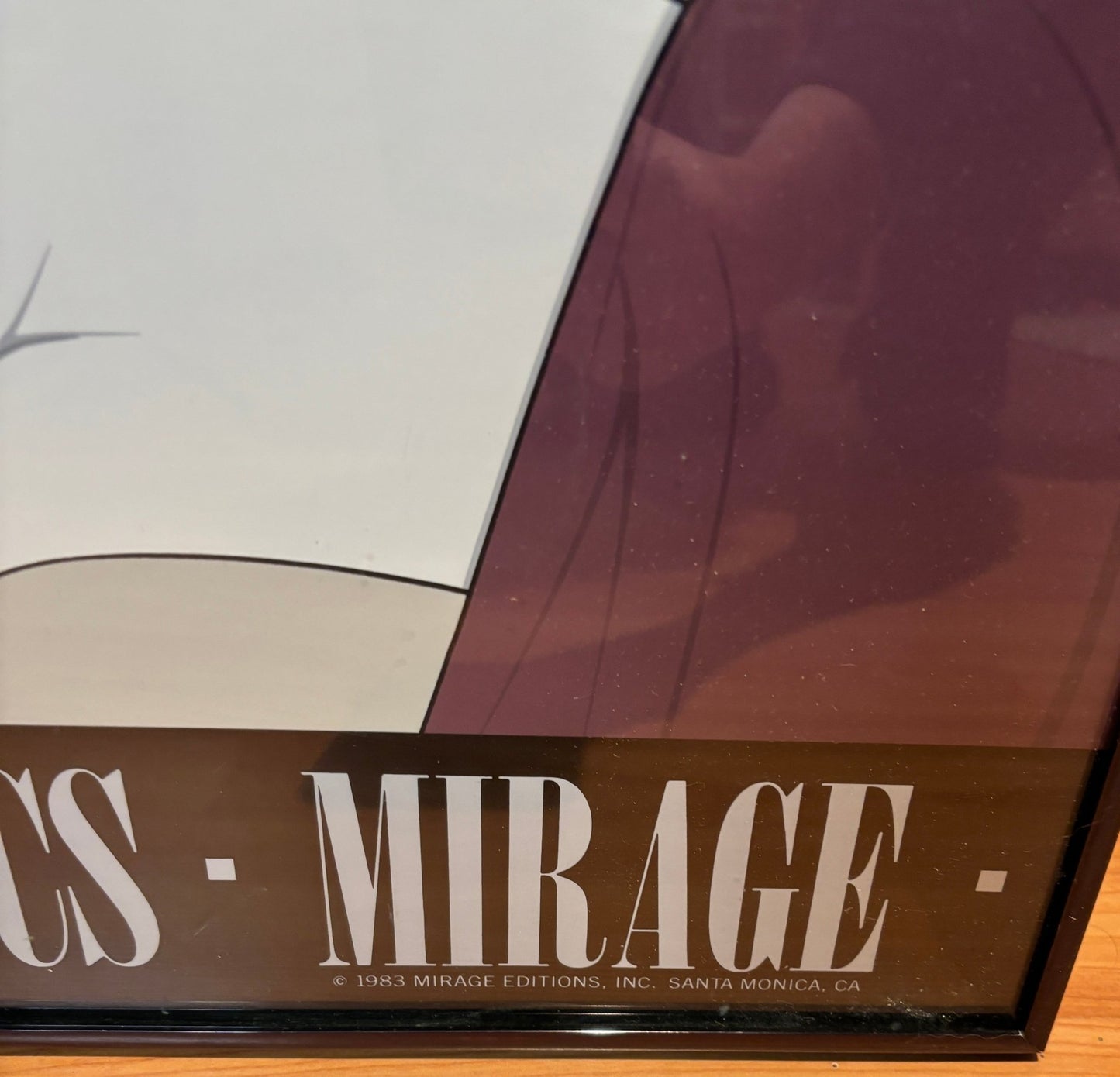 Patrick Nagel Framed Mirage Edition Sunglasses Poster