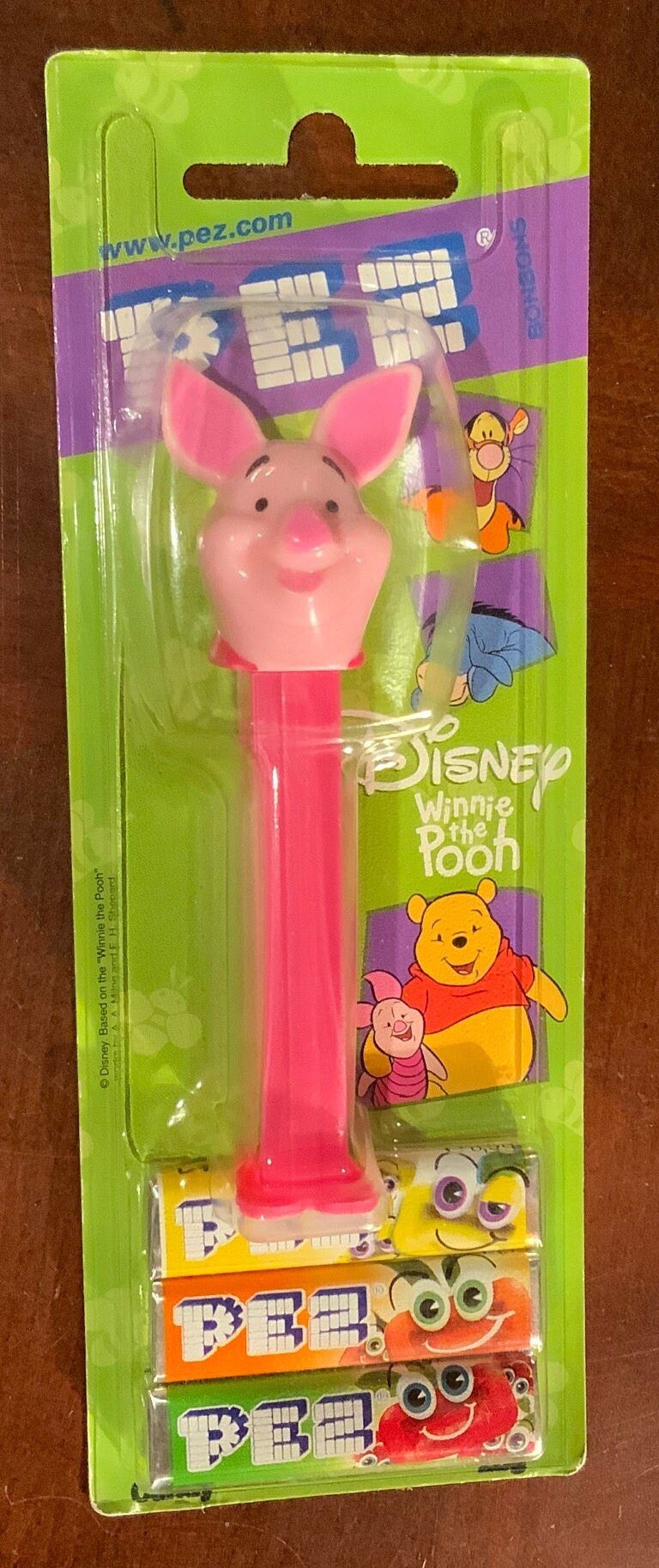 Pez Tigger and Piglet Pez Dispensers New on Cards