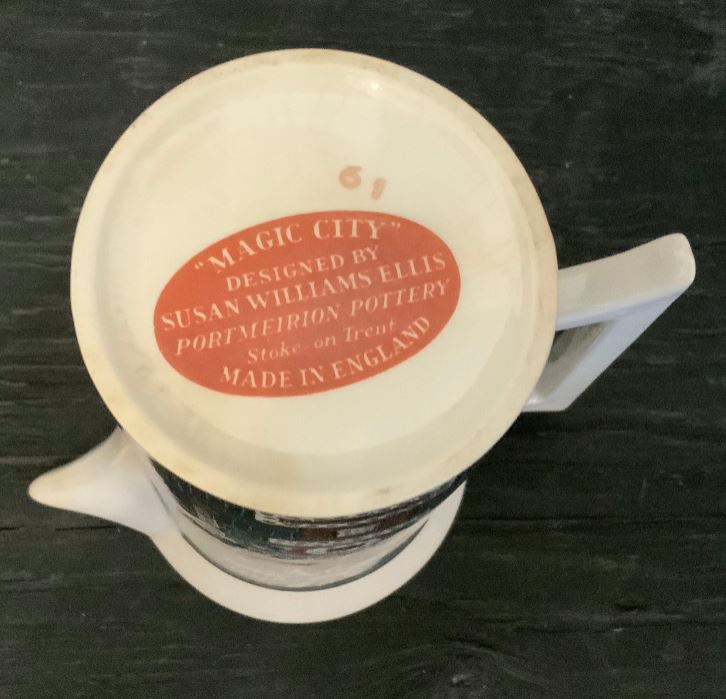 Portmeirion Pottery Magic City Creamer