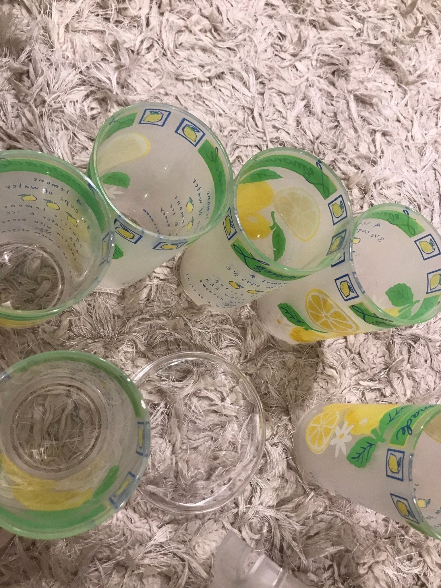 Precision Craft Lemonade Pitcher and Glasses Tumbler set
