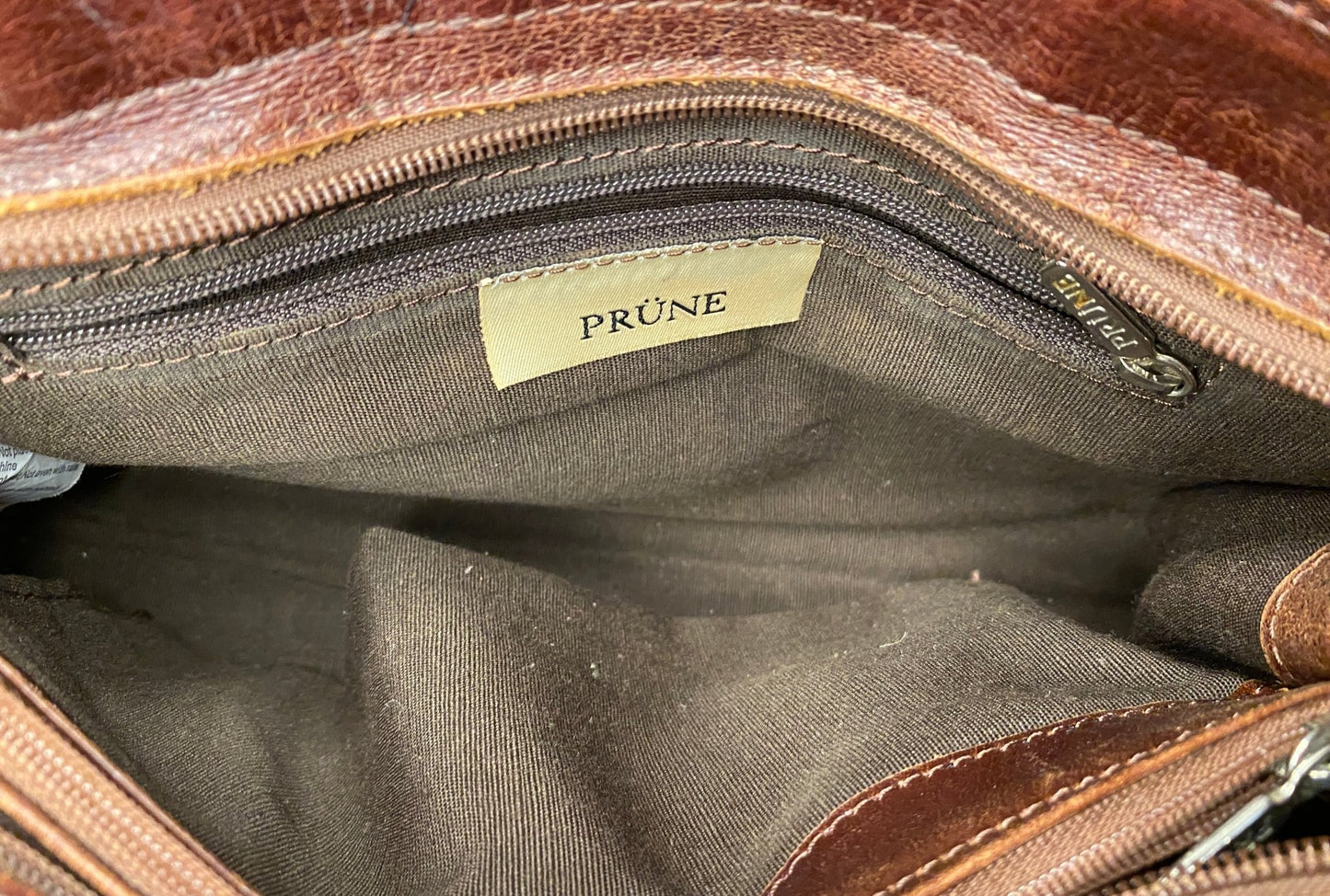 Prune Leather Handbag