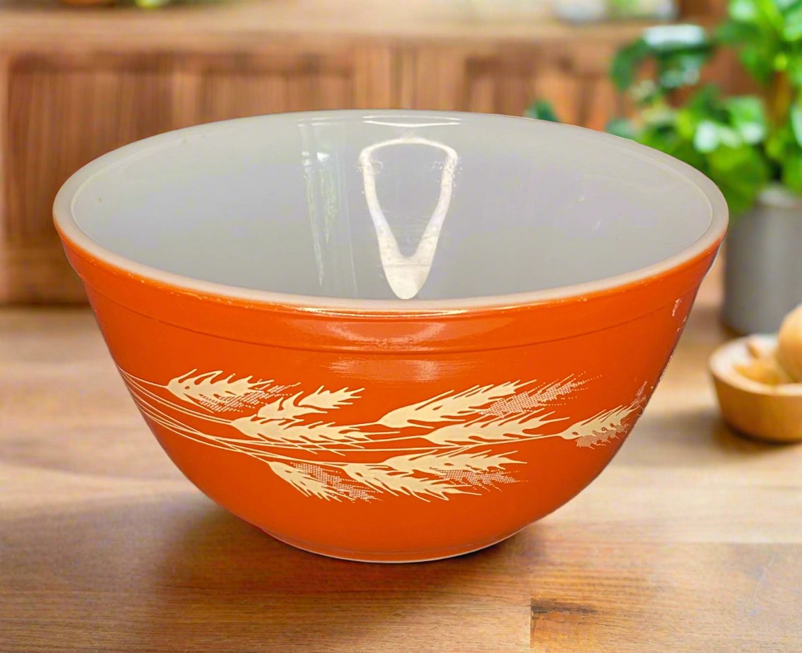 Pyrex hotsell Autumn Harvest Wheat Mixing Bowls