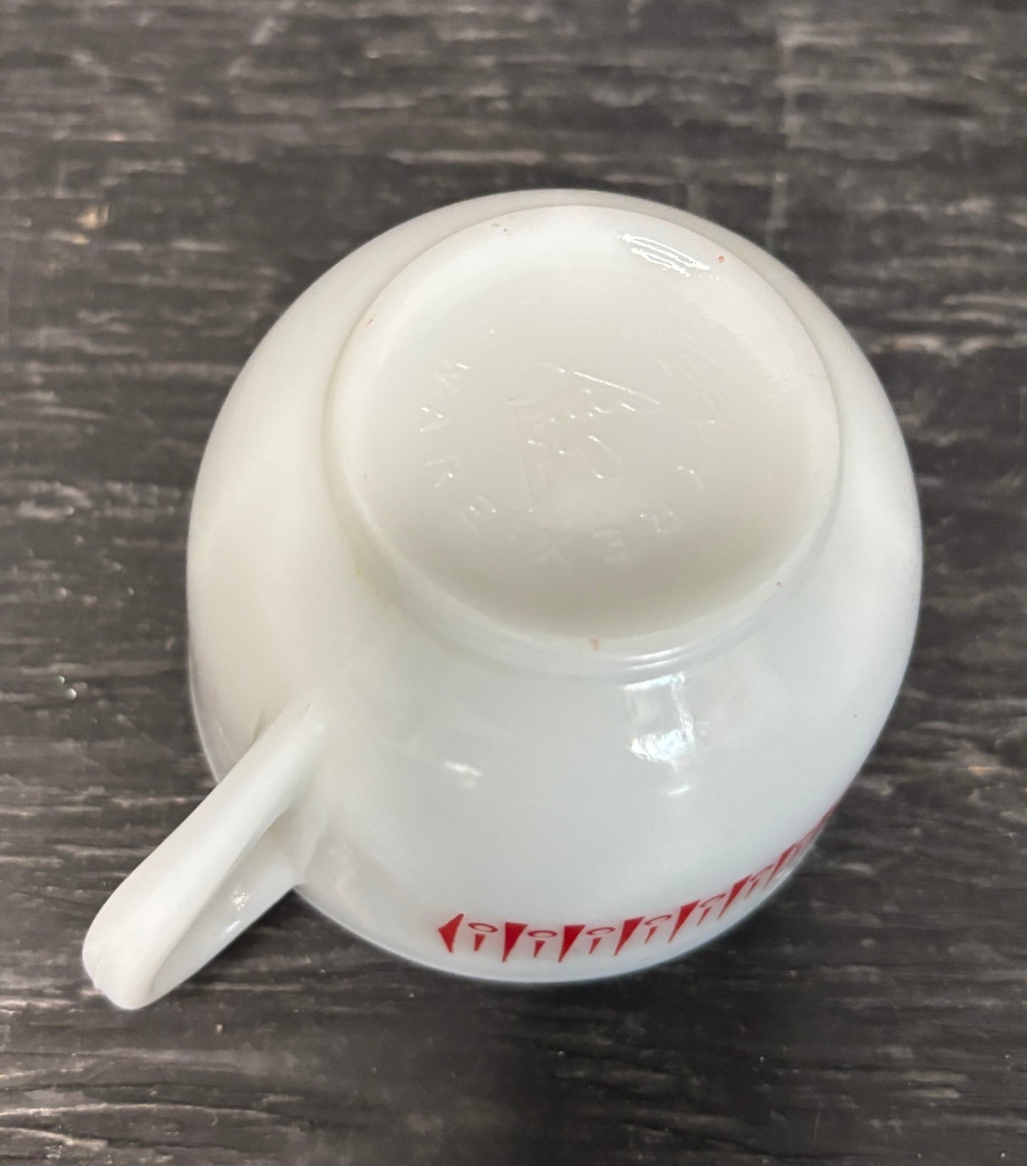 Pyrex Coronet Jobling Opal Milk Glass Teacups