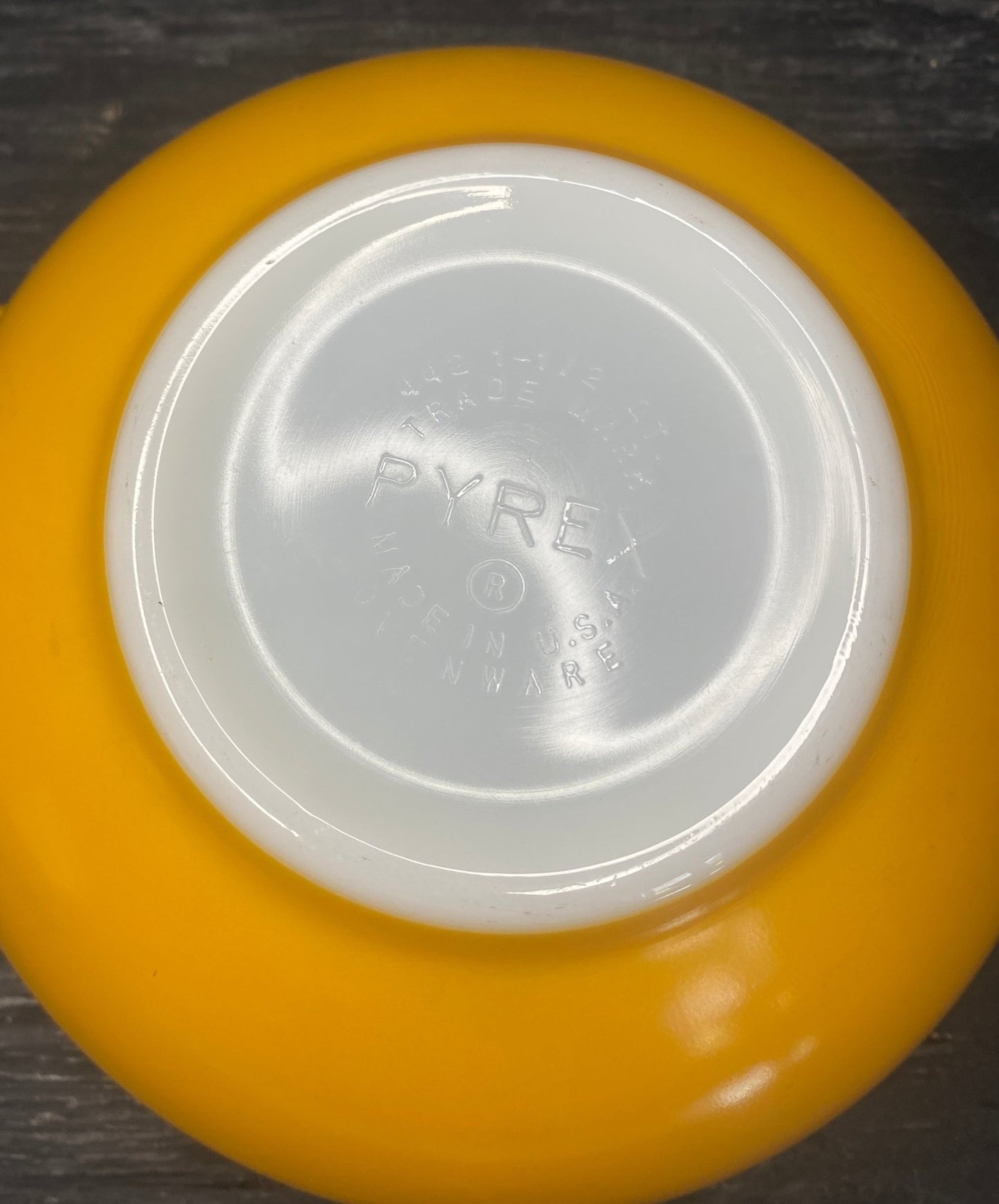 Pyrex Daisy Gold Orange Cinderella Mixing Bowl