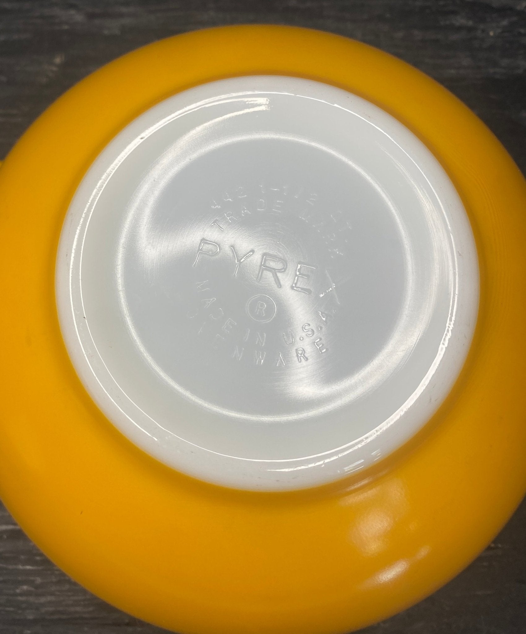 Pyrex Daisy Gold Orange Cinderella Mixing Bowl
