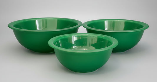 Pyrex Green Nesting Mixing Bowl set