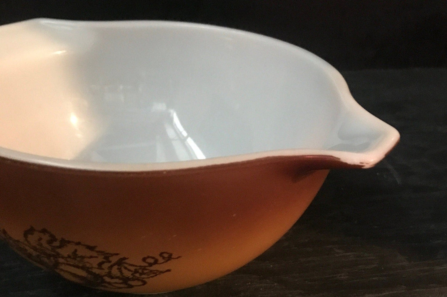 Pyrex Old Orchard 1.5 PT Cinderella Mixing Bowl