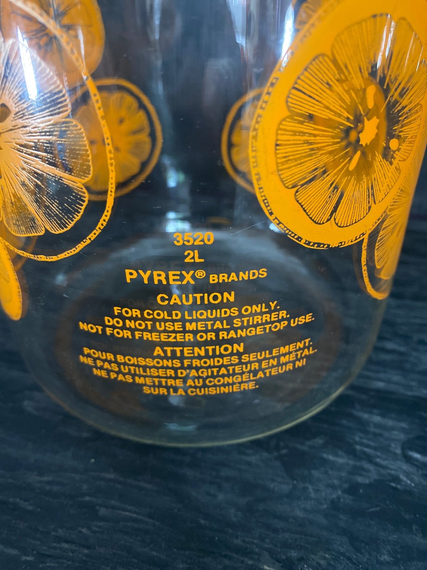 Pyrex Orange Pitcher